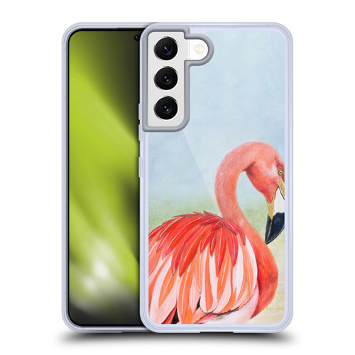 Lisa Sparling Birds And Nature Flamingo Soft Gel Case for Samsung Galaxy S22 5G