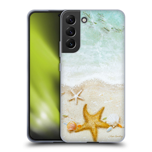 Lisa Sparling Birds And Nature Sandy Shore Soft Gel Case for Samsung Galaxy S22+ 5G