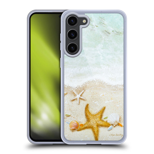 Lisa Sparling Birds And Nature Sandy Shore Soft Gel Case for Samsung Galaxy S23+ 5G