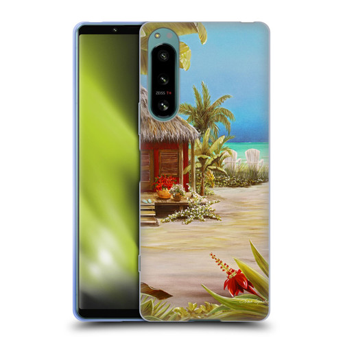 Lisa Sparling Birds And Nature Beach House Soft Gel Case for Sony Xperia 5 IV
