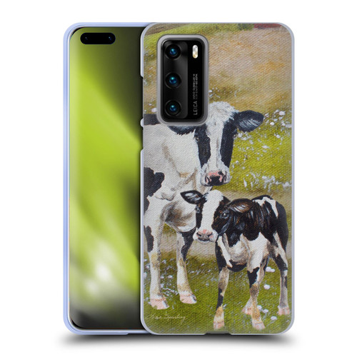 Lisa Sparling Creatures Two Cows Soft Gel Case for Huawei P40 5G