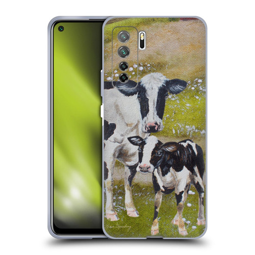 Lisa Sparling Creatures Two Cows Soft Gel Case for Huawei Nova 7 SE/P40 Lite 5G