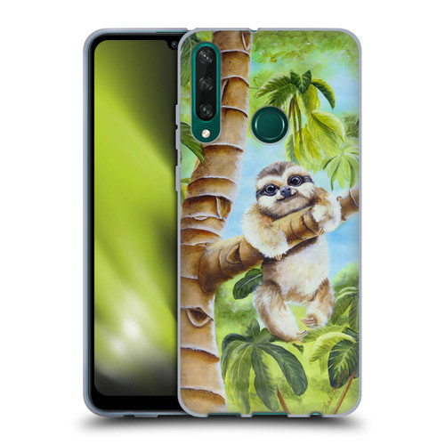 Lisa Sparling Creatures Cutest Sloth Soft Gel Case for Huawei Y6p