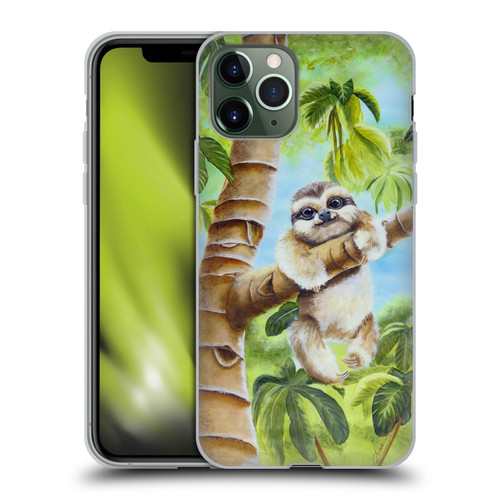 Lisa Sparling Creatures Cutest Sloth Soft Gel Case for Apple iPhone 11 Pro