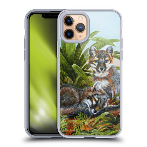 Lisa Sparling Creatures Red Fox Kits Soft Gel Case for Apple iPhone 11 Pro