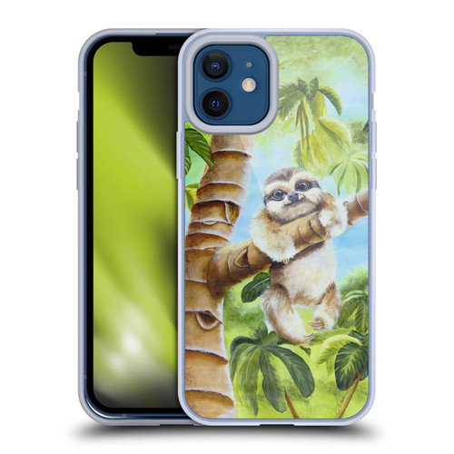 Lisa Sparling Creatures Cutest Sloth Soft Gel Case for Apple iPhone 12 / iPhone 12 Pro