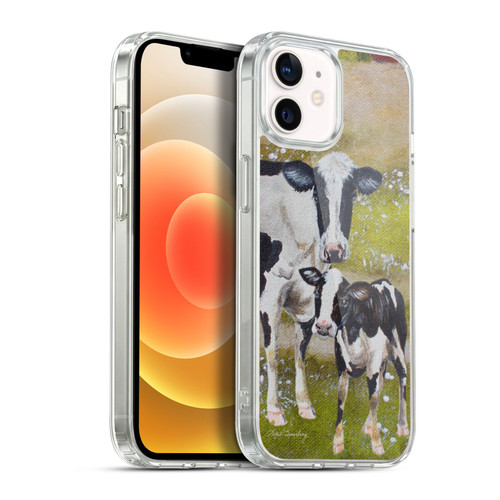 Lisa Sparling Creatures Two Cows Soft Gel Case for Apple iPhone 12 / iPhone 12 Pro & MagSafe