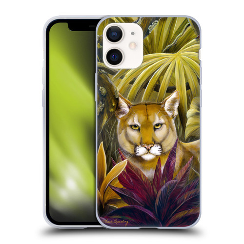 Lisa Sparling Creatures Florida Forest Panther Soft Gel Case for Apple iPhone 12 Mini