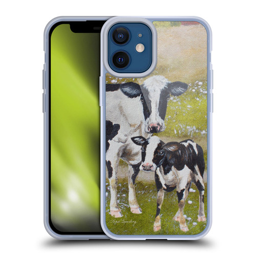 Lisa Sparling Creatures Two Cows Soft Gel Case for Apple iPhone 12 Mini