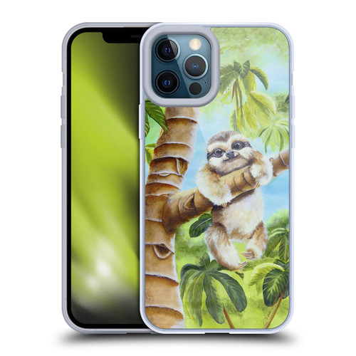 Lisa Sparling Creatures Cutest Sloth Soft Gel Case for Apple iPhone 12 Pro Max