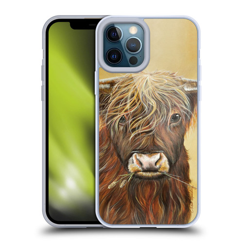 Lisa Sparling Creatures Highland Cow Fireball Soft Gel Case for Apple iPhone 12 Pro Max