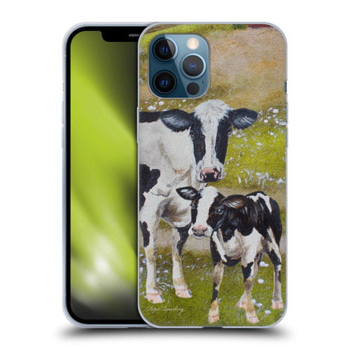 Lisa Sparling Creatures Two Cows Soft Gel Case for Apple iPhone 12 Pro Max