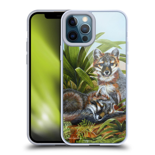 Lisa Sparling Creatures Red Fox Kits Soft Gel Case for Apple iPhone 12 Pro Max