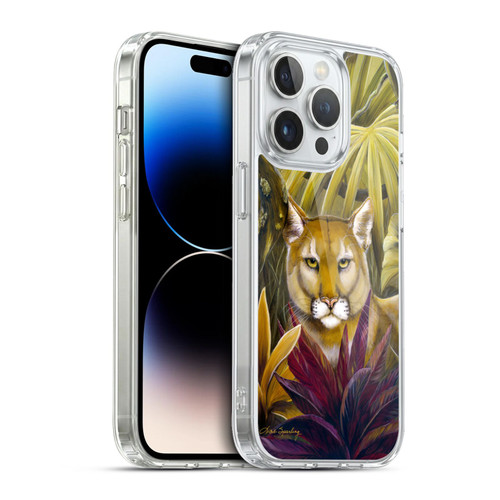 Lisa Sparling Creatures Florida Forest Panther Soft Gel Case for Apple iPhone 13 Pro & MagSafe