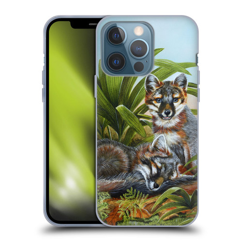 Lisa Sparling Creatures Red Fox Kits Soft Gel Case for Apple iPhone 13 Pro