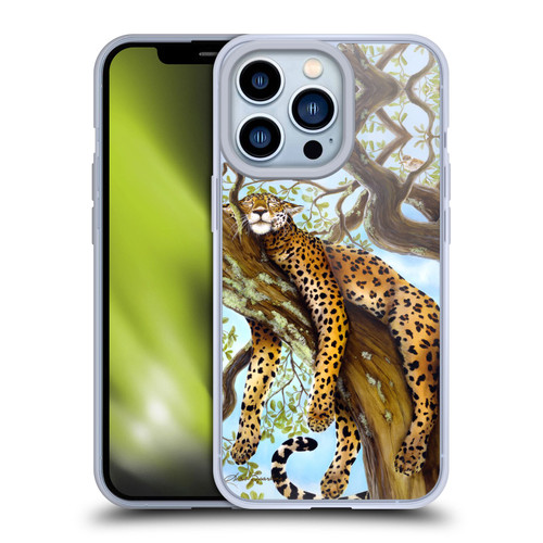 Lisa Sparling Creatures Leopard Soft Gel Case for Apple iPhone 13 Pro