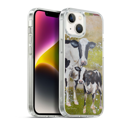 Lisa Sparling Creatures Two Cows Soft Gel Case for Apple iPhone 14