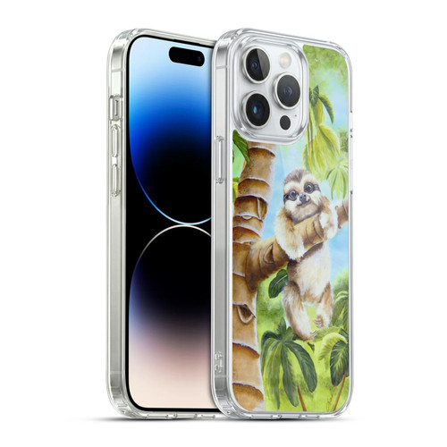 Lisa Sparling Creatures Cutest Sloth Soft Gel Case for Apple iPhone 14 Pro Max & MagSafe