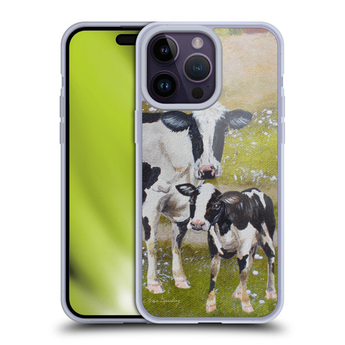 Lisa Sparling Creatures Two Cows Soft Gel Case for Apple iPhone 14 Pro Max