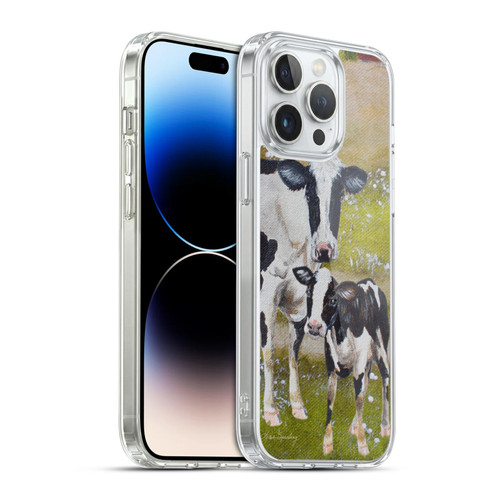 Lisa Sparling Creatures Two Cows Soft Gel Case for Apple iPhone 14 Pro Max & MagSafe