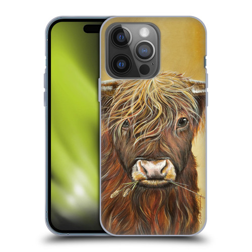 Lisa Sparling Creatures Highland Cow Fireball Soft Gel Case for Apple iPhone 14 Pro