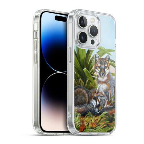 Lisa Sparling Creatures Red Fox Kits Soft Gel Case for Apple iPhone 14 Pro & MagSafe