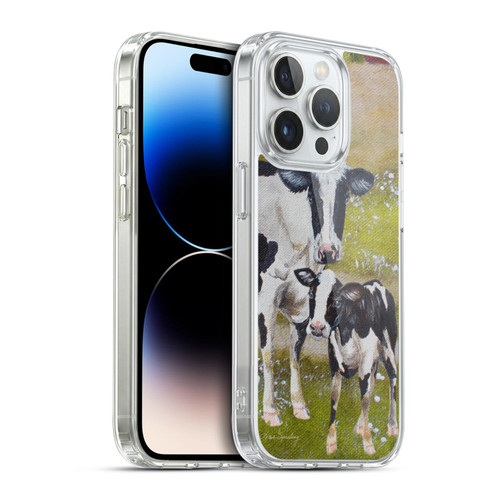 Lisa Sparling Creatures Two Cows Soft Gel Case for Apple iPhone 14 Pro & MagSafe