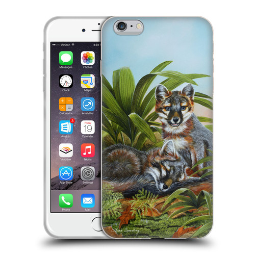 Lisa Sparling Creatures Red Fox Kits Soft Gel Case for Apple iPhone 6 Plus / iPhone 6s Plus