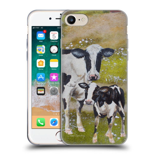 Lisa Sparling Creatures Two Cows Soft Gel Case for Apple iPhone 7 / 8 / SE 2020 & 2022