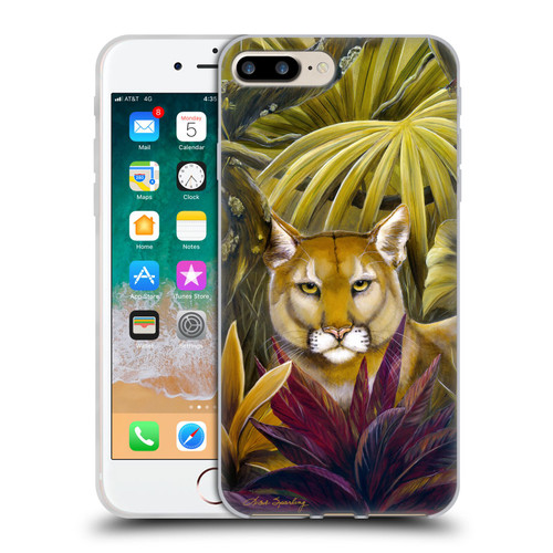 Lisa Sparling Creatures Florida Forest Panther Soft Gel Case for Apple iPhone 7 Plus / iPhone 8 Plus