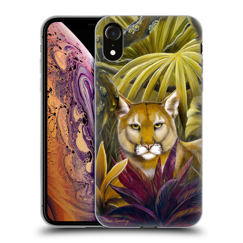 Lisa Sparling Creatures Florida Forest Panther Soft Gel Case for Apple iPhone XR