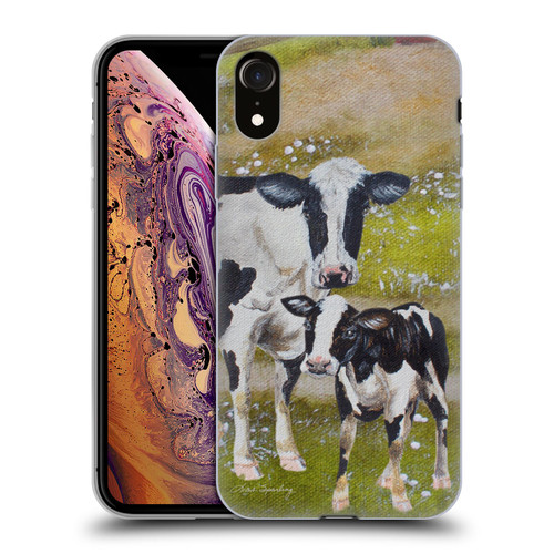 Lisa Sparling Creatures Two Cows Soft Gel Case for Apple iPhone XR