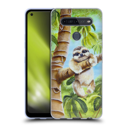 Lisa Sparling Creatures Cutest Sloth Soft Gel Case for LG K51S