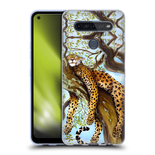 Lisa Sparling Creatures Leopard Soft Gel Case for LG K51S