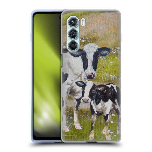 Lisa Sparling Creatures Two Cows Soft Gel Case for Motorola Edge S30 / Moto G200 5G