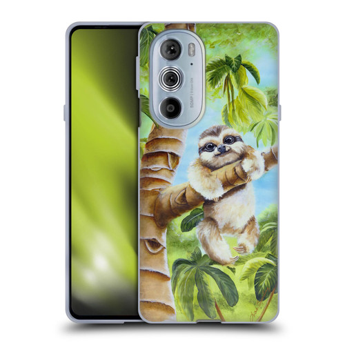 Lisa Sparling Creatures Cutest Sloth Soft Gel Case for Motorola Edge X30