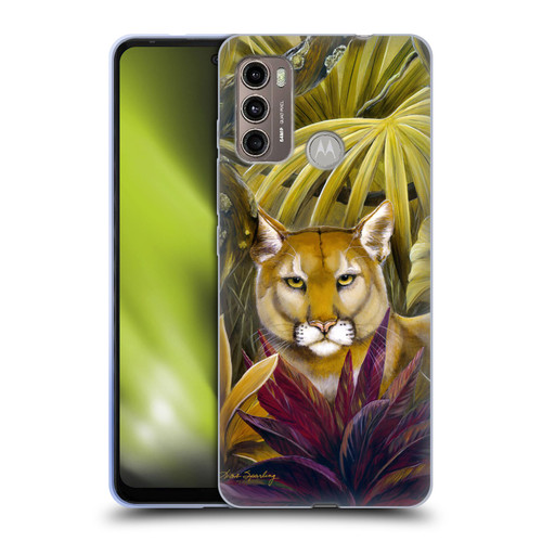 Lisa Sparling Creatures Florida Forest Panther Soft Gel Case for Motorola Moto G60 / Moto G40 Fusion
