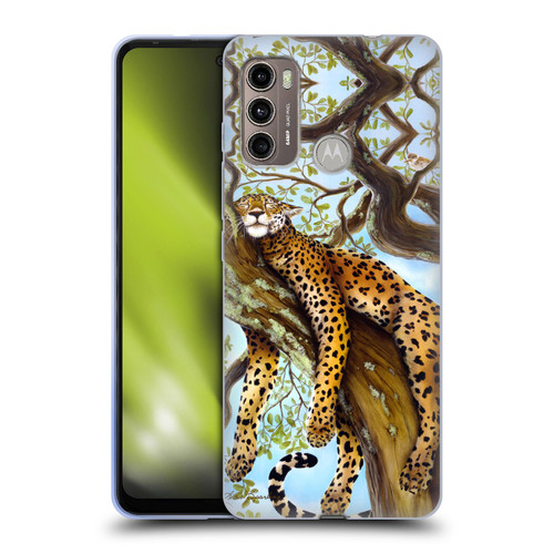 Lisa Sparling Creatures Leopard Soft Gel Case for Motorola Moto G60 / Moto G40 Fusion