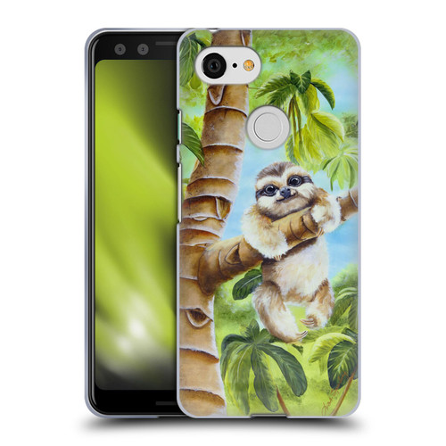 Lisa Sparling Creatures Cutest Sloth Soft Gel Case for Google Pixel 3