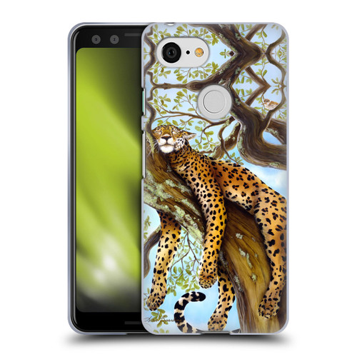 Lisa Sparling Creatures Leopard Soft Gel Case for Google Pixel 3