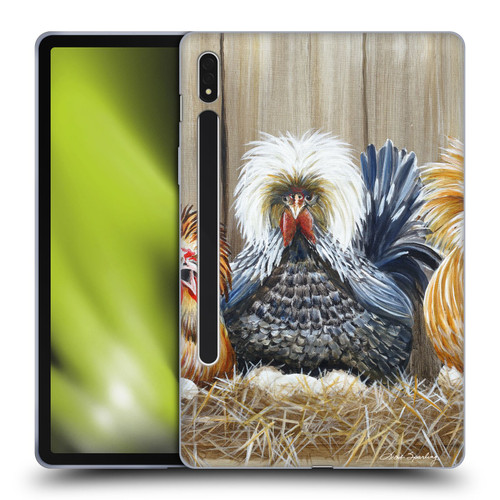 Lisa Sparling Creatures Wicked Chickens Soft Gel Case for Samsung Galaxy Tab S8