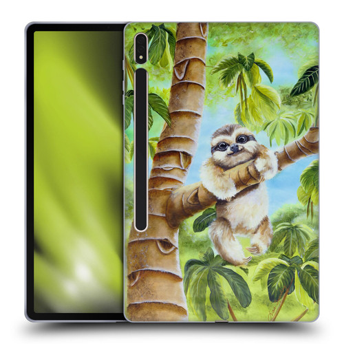 Lisa Sparling Creatures Cutest Sloth Soft Gel Case for Samsung Galaxy Tab S8 Plus