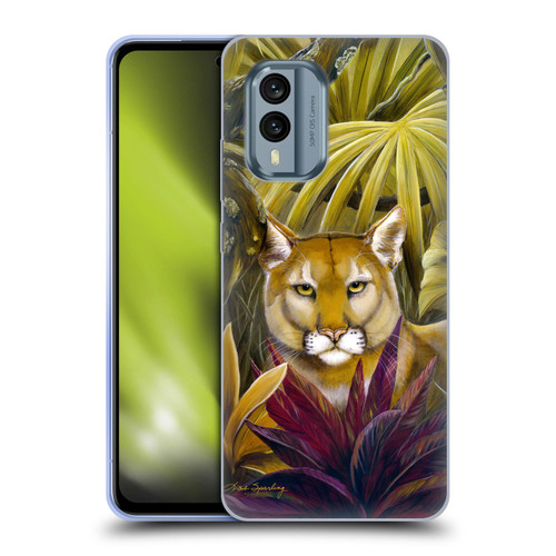 Lisa Sparling Creatures Florida Forest Panther Soft Gel Case for Nokia X30