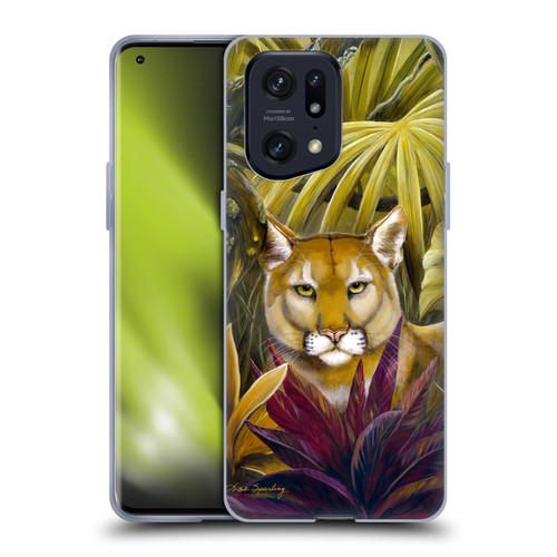 Lisa Sparling Creatures Florida Forest Panther Soft Gel Case for OPPO Find X5 Pro