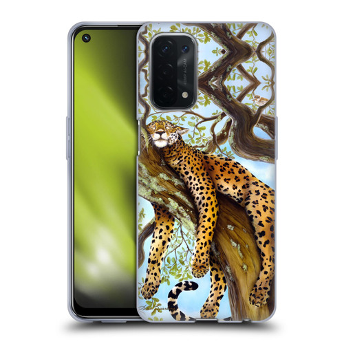 Lisa Sparling Creatures Leopard Soft Gel Case for OPPO A54 5G