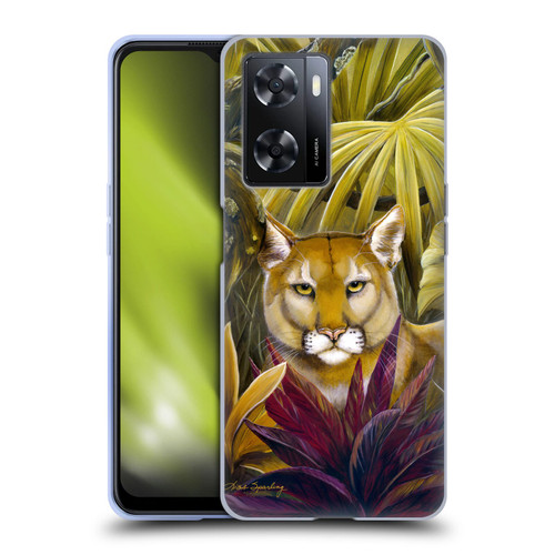 Lisa Sparling Creatures Florida Forest Panther Soft Gel Case for OPPO A57s