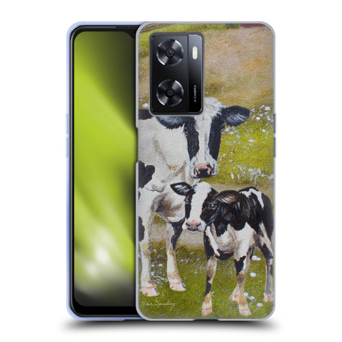 Lisa Sparling Creatures Two Cows Soft Gel Case for OPPO A57s