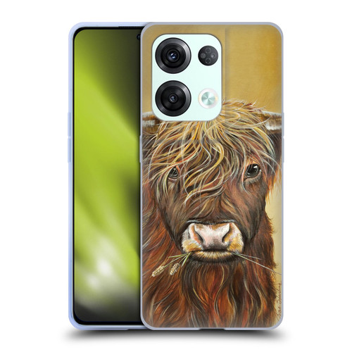 Lisa Sparling Creatures Highland Cow Fireball Soft Gel Case for OPPO Reno8 Pro