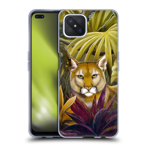 Lisa Sparling Creatures Florida Forest Panther Soft Gel Case for OPPO Reno4 Z 5G