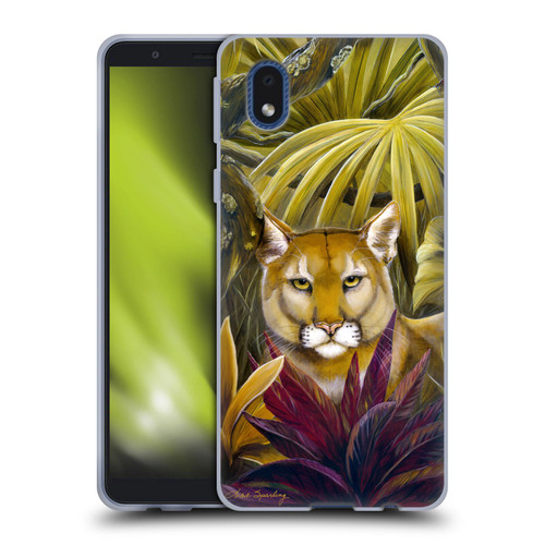 Lisa Sparling Creatures Florida Forest Panther Soft Gel Case for Samsung Galaxy A01 Core (2020)